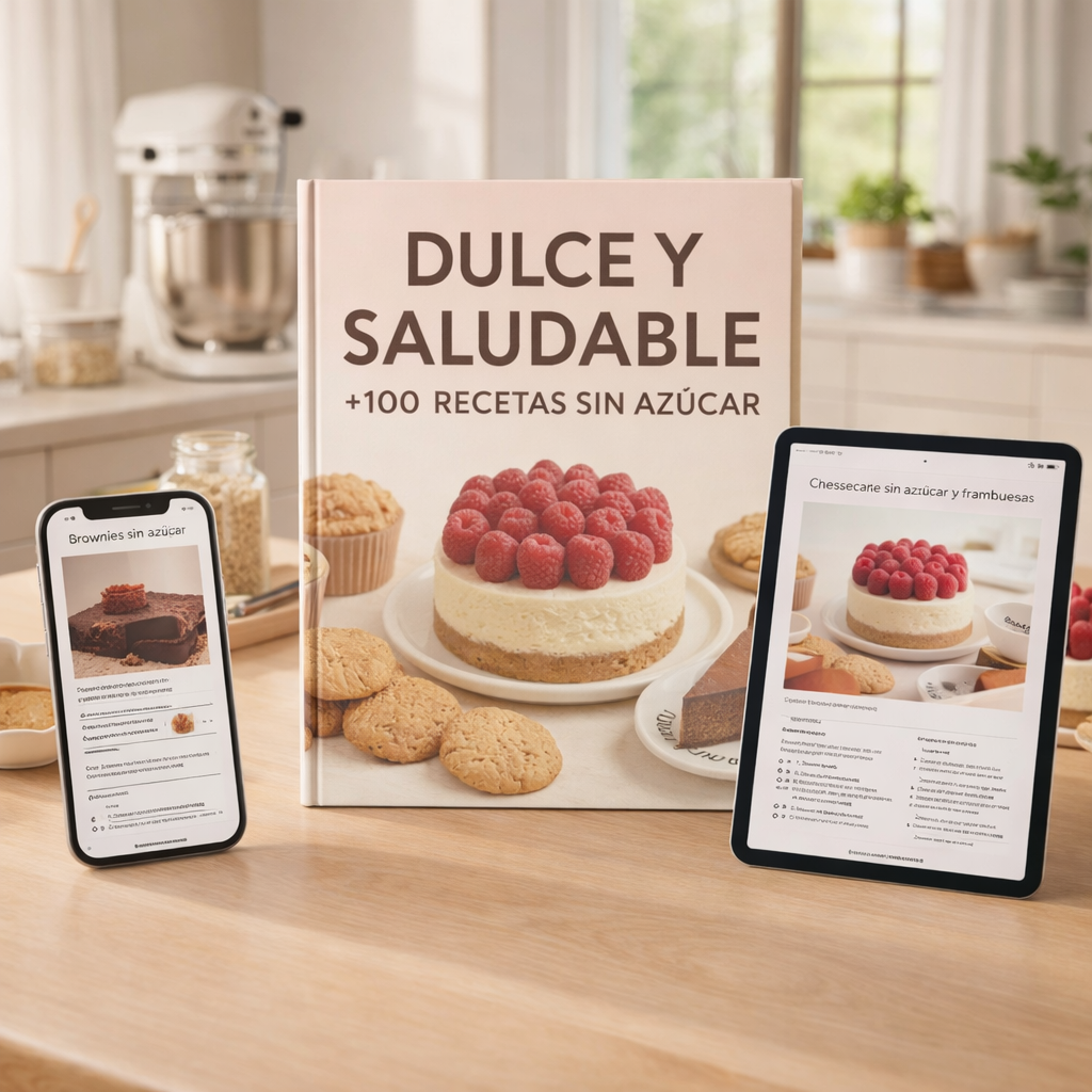 Dulce y saludable: +100 recetas sin azucar