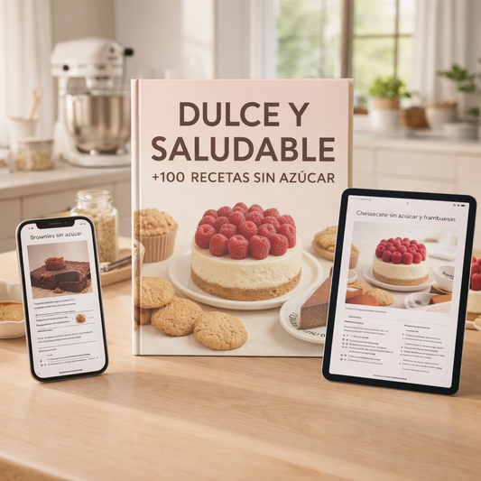 Dulce y saludable: +100 recetas sin azucar