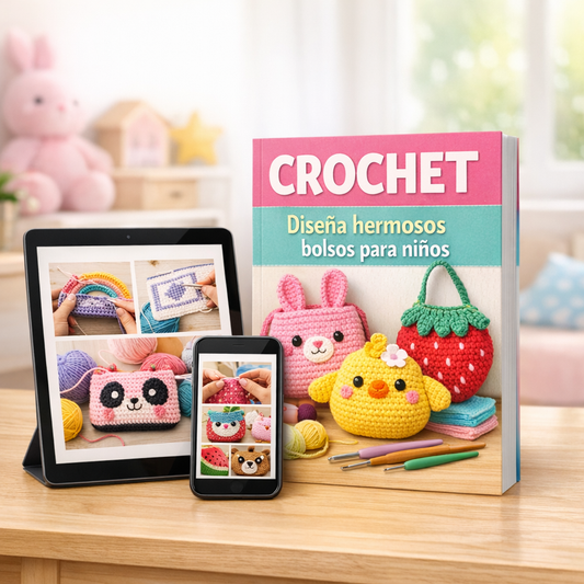 CROCHET: Diseña bolsos para niños