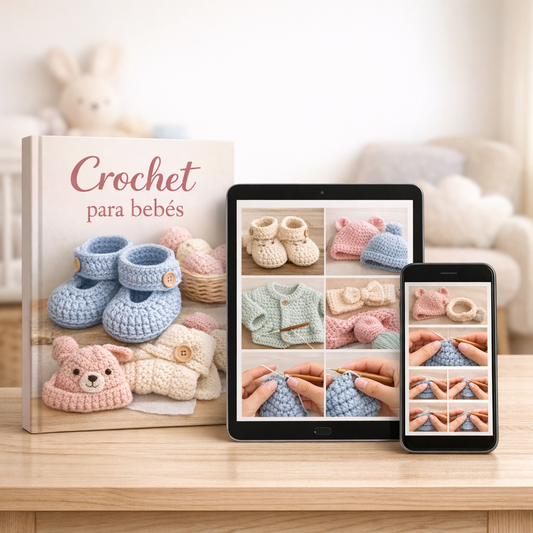Crochet para bebes + 3 guias de regalo