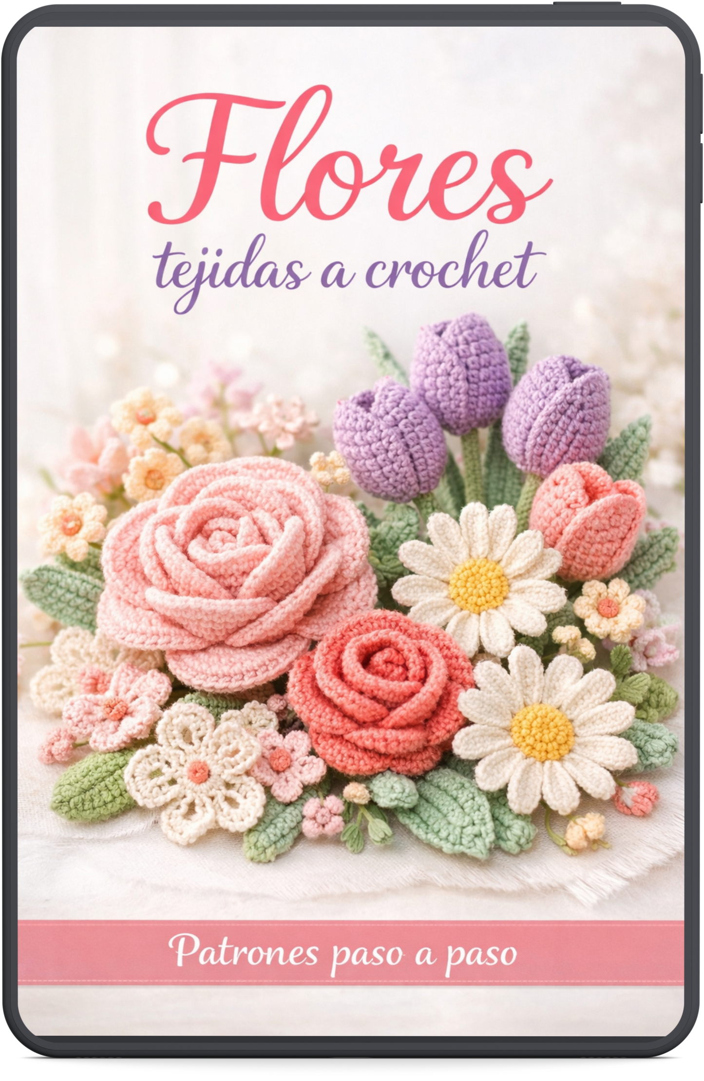 🌸 Flores tejidas a crochet - Guia paso a paso
