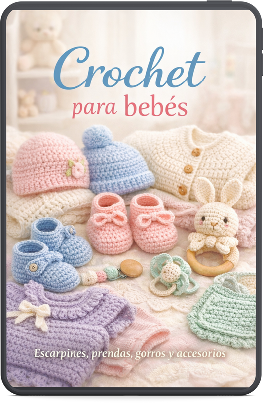 Crochet para bebes + 3 guias de regalo